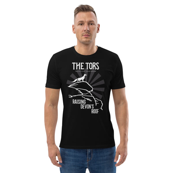 The Tors Raising Devon's Roof Black - Standard T-Shirt Design