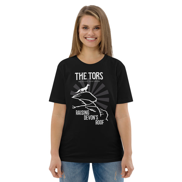 The Tors Raising Devon's Roof Black - Standard T-Shirt Design